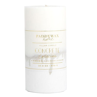 Paddywax -  4x8 Ombre Concrete Pillar Candle