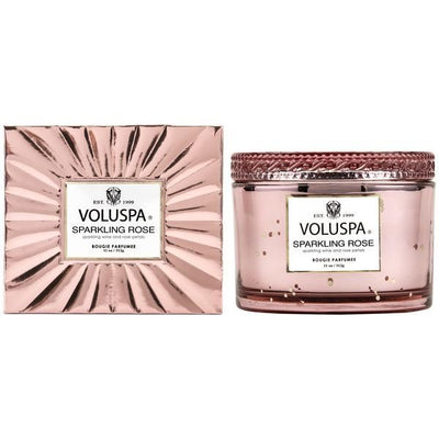 Voluspa - Sparkling Rose Boxed Candle