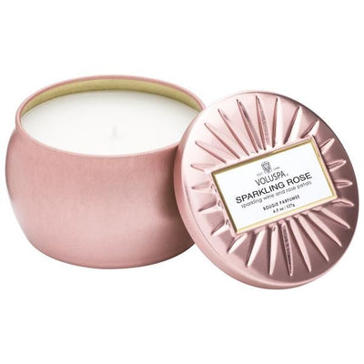 Voluspa - Sparkling Rose Travel Tin Candle