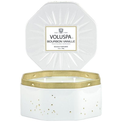 Voluspa - Bourbon Vanille Octagon Tin Candle