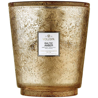 Voluspa - Baltic Amber 5 Wick Hearth Candle