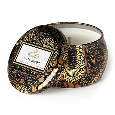 Voluspa - Baltic Amber Travel Tin Candle