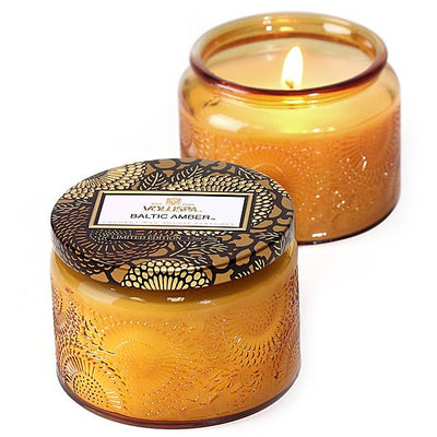 Voluspa - Baltic Amber Small Glass Jar Candle