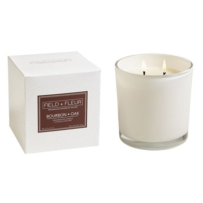 Field + Fleur - Bourbon Oak 2 Wick Candle