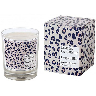 Maison La Bougie - Leopard Blue Candle