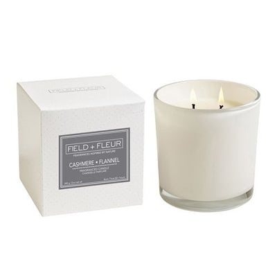 Field + Fleur - Cashmere Flannel 2 Wick Candle