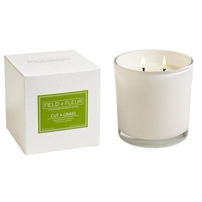 Field + Fleur - Cut Grass 2 Wick Candle