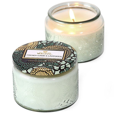 Voluspa - French Cade & Lavender Small Glass Jar Candle