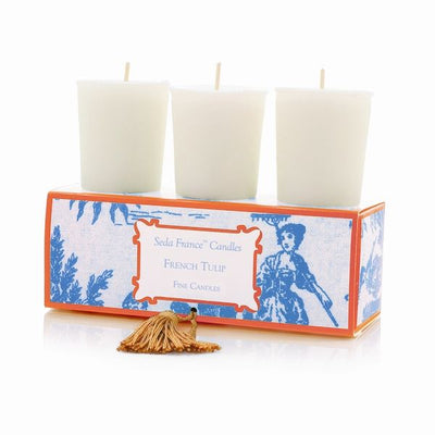 Seda France - French Tulip 3 Votive Candle Set