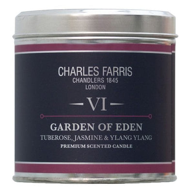 Charles Farris - Garden of Eden Tin Candle