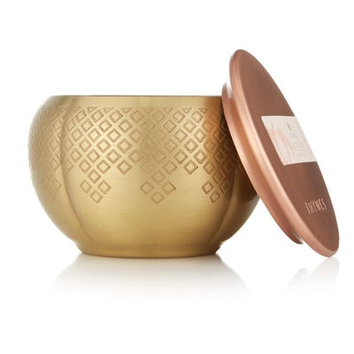 Thymes - Heirlum Pumpkin Small Gold Candle 