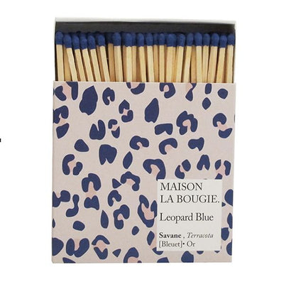 Maison La Bougie - Leopard Blue Matches