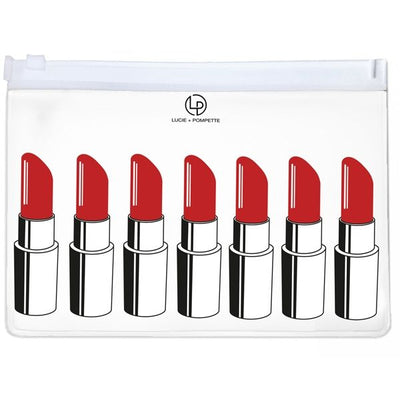 Lucie + Pompette - Lipstick Bon Voyage Makeup Bag