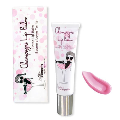 Lucie + Pompette - Pink Bellini (Soft Pink) Champagne Lip Balm 