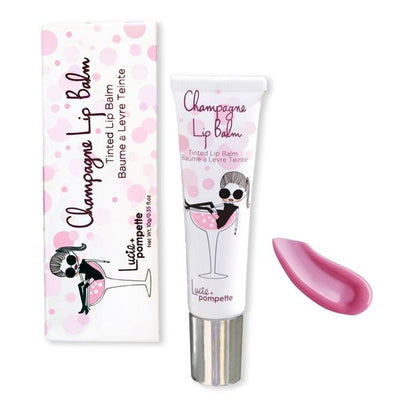 Lucie + Pompette - Flirtini (Natural Rose) Champagne Lip Balm 