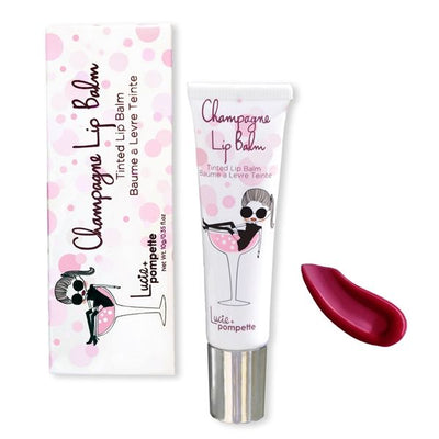 Lucie + Pompette - Abfab (Warm Berry) Champagne Lip Balm 