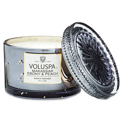 Voluspa - Makassar Ebony & Peach Candle