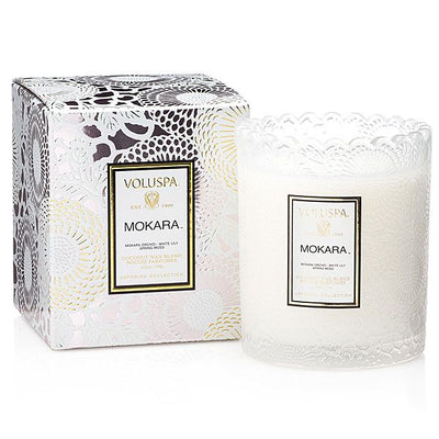 Voluspa - Mokara Boxed Scallop Candle