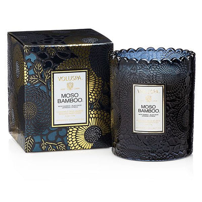 Voluspa - Moso Bamboo Boxed Scallop Candle