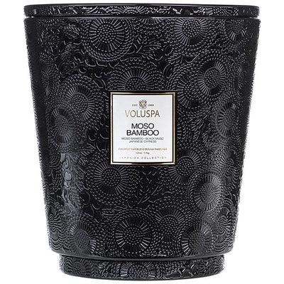 Voluspa - Moso Bamboo 5 Wick Hearth Candle