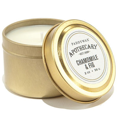 Paddywax - Chamomile & Fig Travel Tin Candle