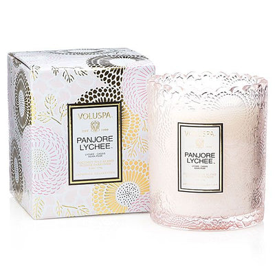 Voluspa - Panjore Lychee Boxed Scallop Candle