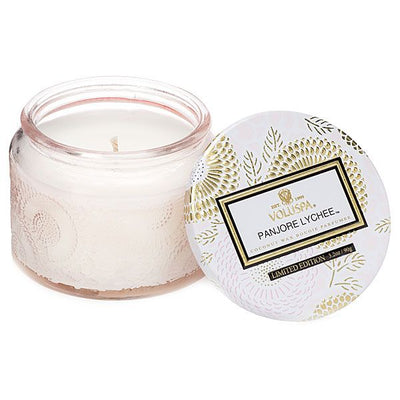 Voluspa - Panjore Lychee Small Glass Jar Candle