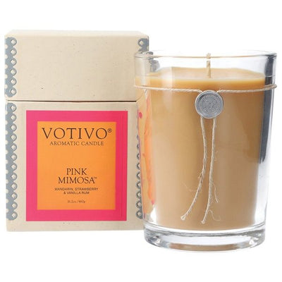 Votivo - Pink Mimosa Large Candle