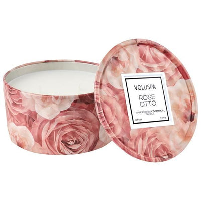 Voluspa - Rose Otto 2 Wick Mini Tin Candle