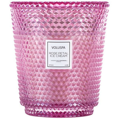 Voluspa - Rose Petal Ice Cream 5 Wick Hearth Candle