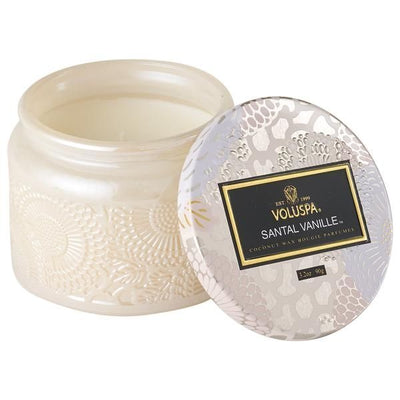 Voluspa - Santal Vanille Small Glass Jar Candle