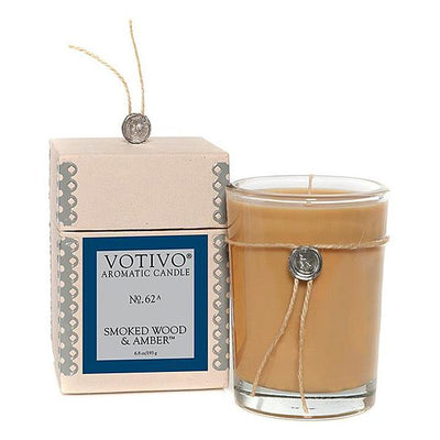 Votivo - Smoked Wood & Amber Candle