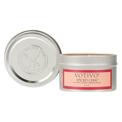 Votivo - Spiced Chai Travel Tin Candle