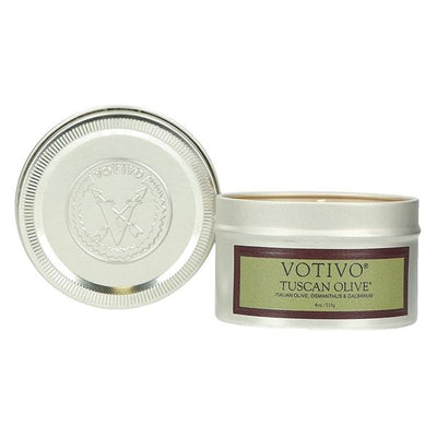 Votivo - Tuscan Olive Travel Tin Candle