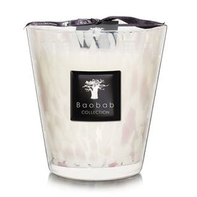 Baobab Collection - White Pearls Max16 Candle