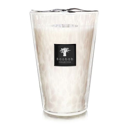 Baobab Collection - White Pearls Max35 Candle