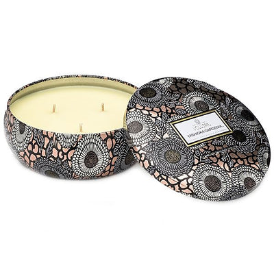 Voluspa - Yashioka Gardenia 3 Wick Tin Candle